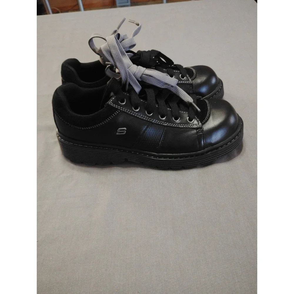 NWOB Skechers Men 8 John Deere Respected Swamper Black Slip-Ins Work Shoes 47665